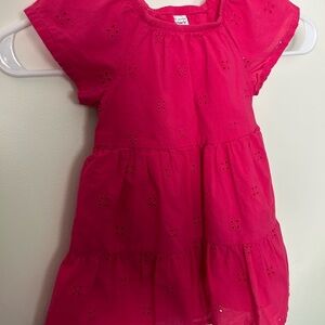 Pink Eyelet Toddler Dress 2T